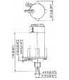 Pompa przepływowa 12V 100GPH    TMC 06302