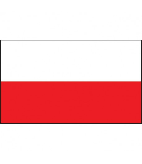 Banderka Polska 20x30cm bez godła