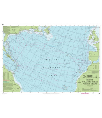 Mapa IMRAY 100 - Północy Atlantyk
