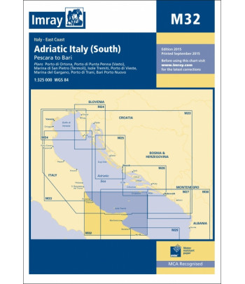 Mapa IMRAY M33 - Adriatyk Italia Północ