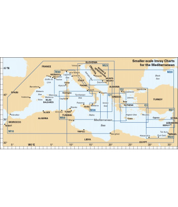 Mapa IMRAY M40 - Morze Ligeryjskie i Tyreńskie