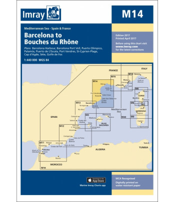 Mapa IMRAY M14 - Barcelona, Bouches