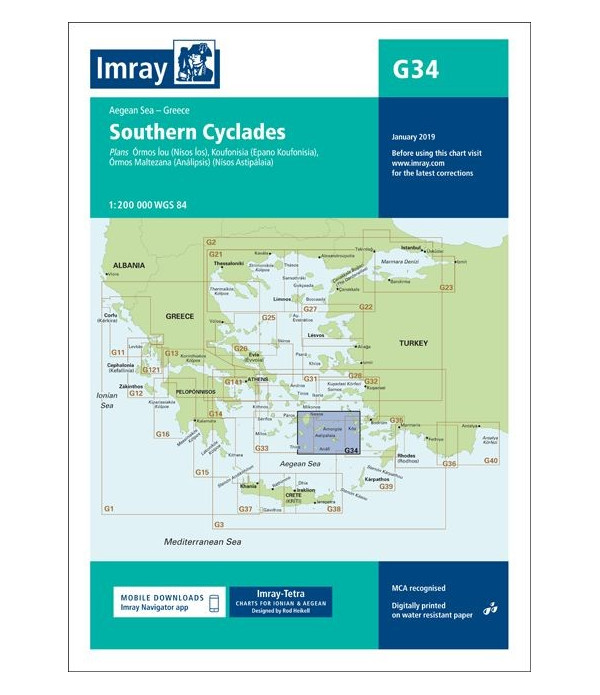 Mapa IMRAY G34 - Grecja Dodekanez