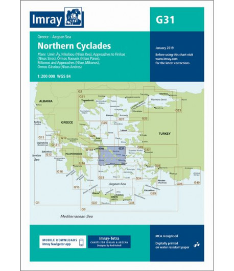 Mapa IMRAY G31 - Cyklady Północ