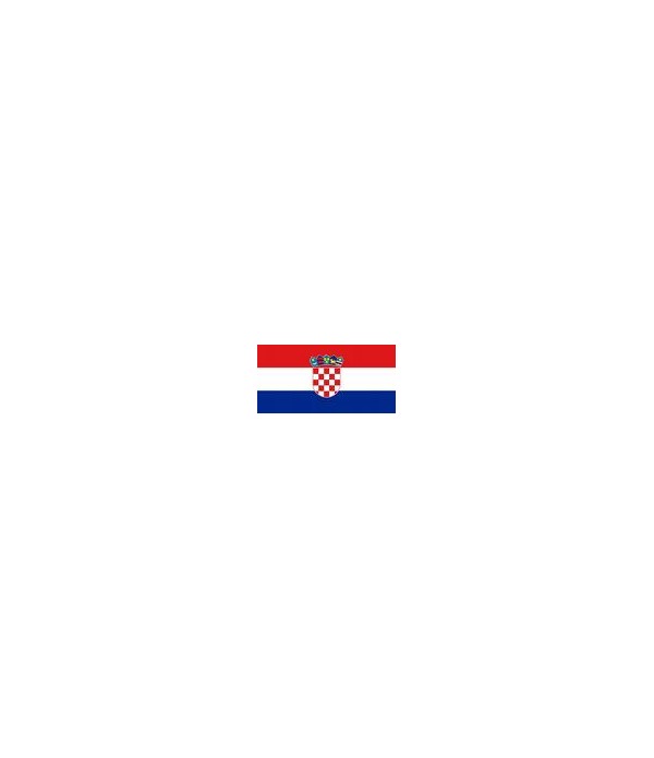 Banderka Chorwacja 30x45