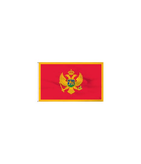 Banderka Czarnogóra 20 cm x 30 cm